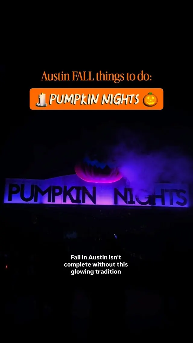 Pumpkin Nights reel on Instagram